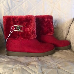 GBG red boots-I bought these for a party and decided on a different outfit-